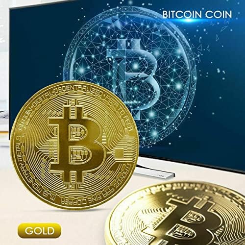 Vue 2 de Pieces Bitcoin Coin Collectible