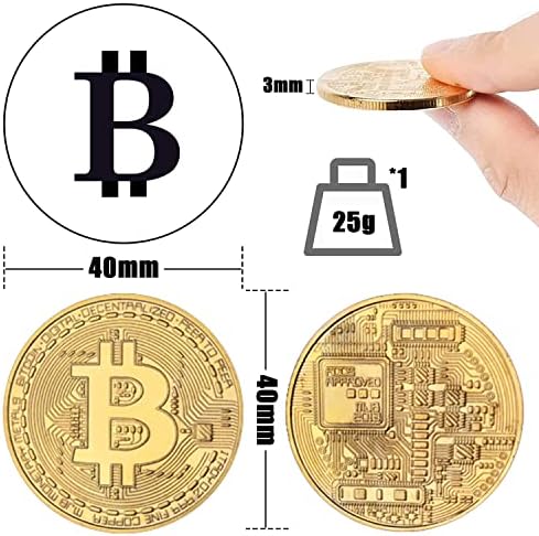 Vue 6 de Pieces Bitcoin Coin Collectible