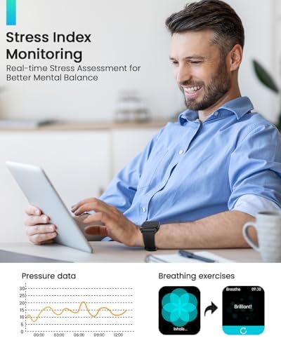 Vue 5 de Banlvs Montre Connectee Homme