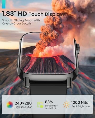 Vue 7 de Banlvs Montre Connectee Homme