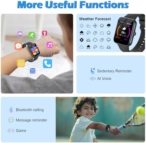 Vue 2 de Ucani Fitness Tracker Montre