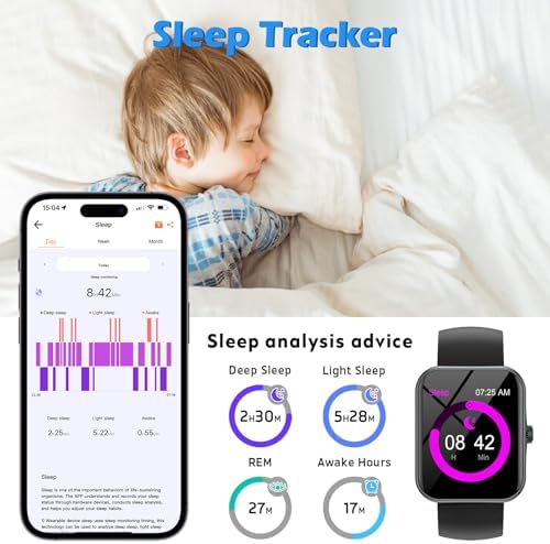 Vue 3 de Ucani Fitness Tracker Montre