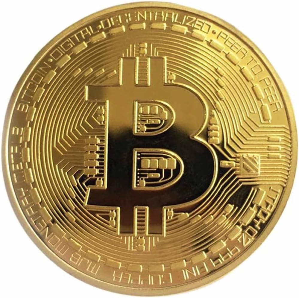 Shinekoo Goldsilvercopper Plated Bitcoin