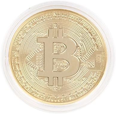 Vue 3 de Shinekoo Goldsilvercopper Plated Bitcoin