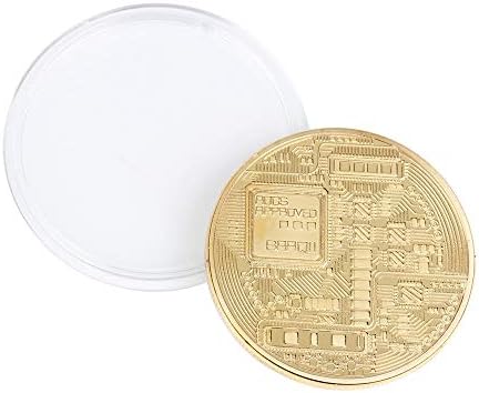 Vue 4 de Shinekoo Goldsilvercopper Plated Bitcoin