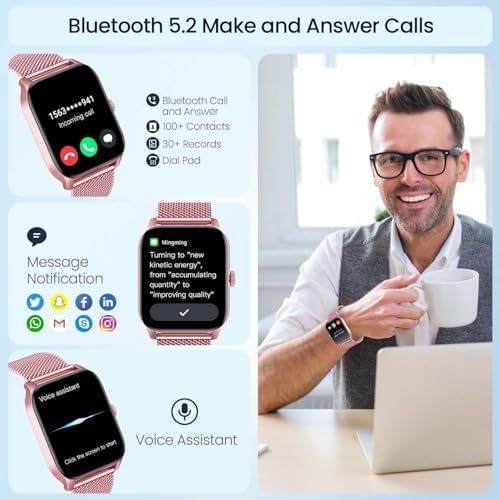 Vue 3 de Montre Connectee Femme Sport