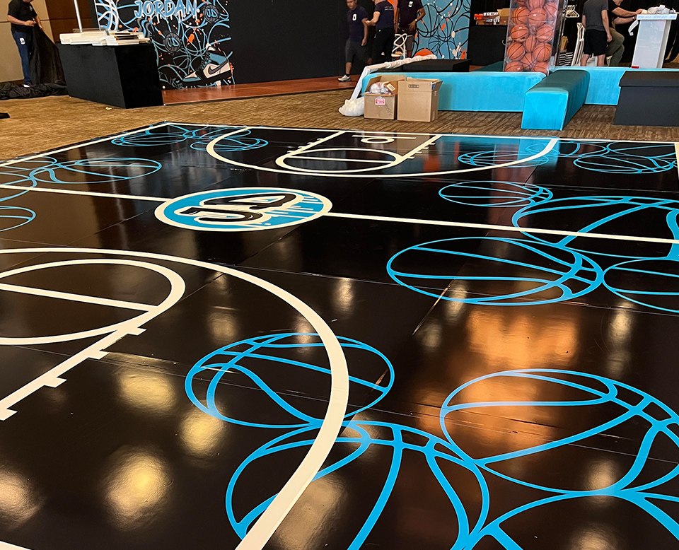 Dance Floor Wrap Design