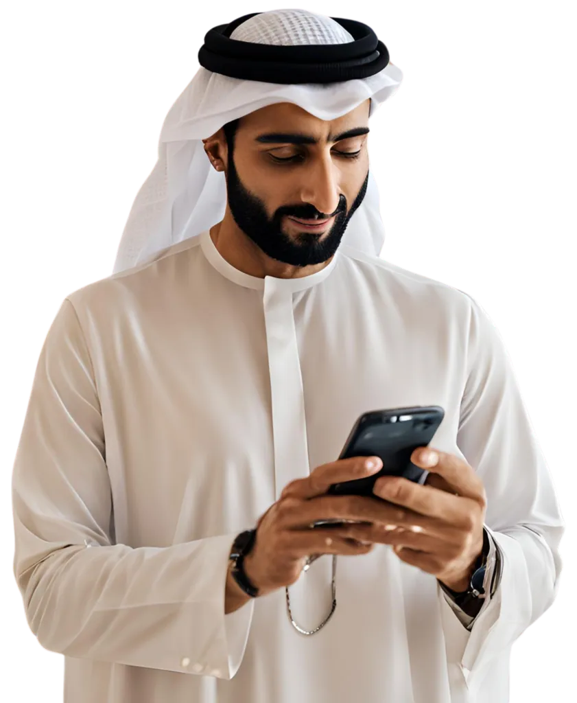 Professional Looking at Phone