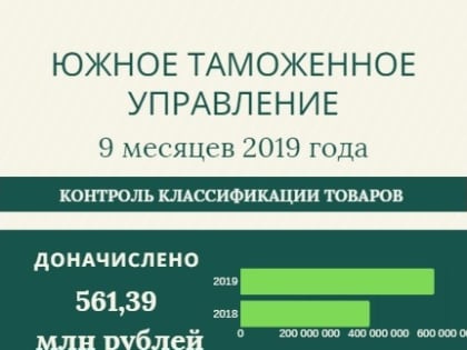 Южное таможенное управление: в центре внимания – классификация и стоимость товара