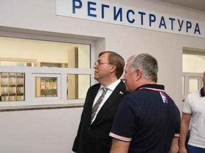 В Ростовской области после ремонта открыли медсанчасть на территории ТАНТК им. Бериева