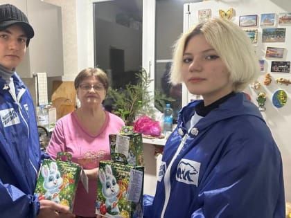 Активисты МГЕР поздравили с Новым годом многодетную семью в Советском районе Ростова