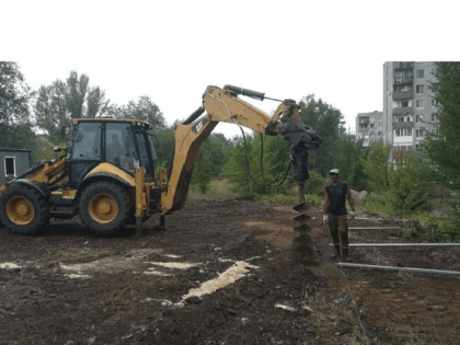 В городе Красный Сулин ведутся работы по подготовке строительной площадки для строительства образовательного учреждения