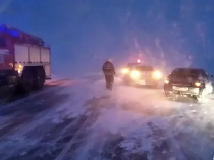 Сильная метель накроет трассу М-4 в Ростовской области