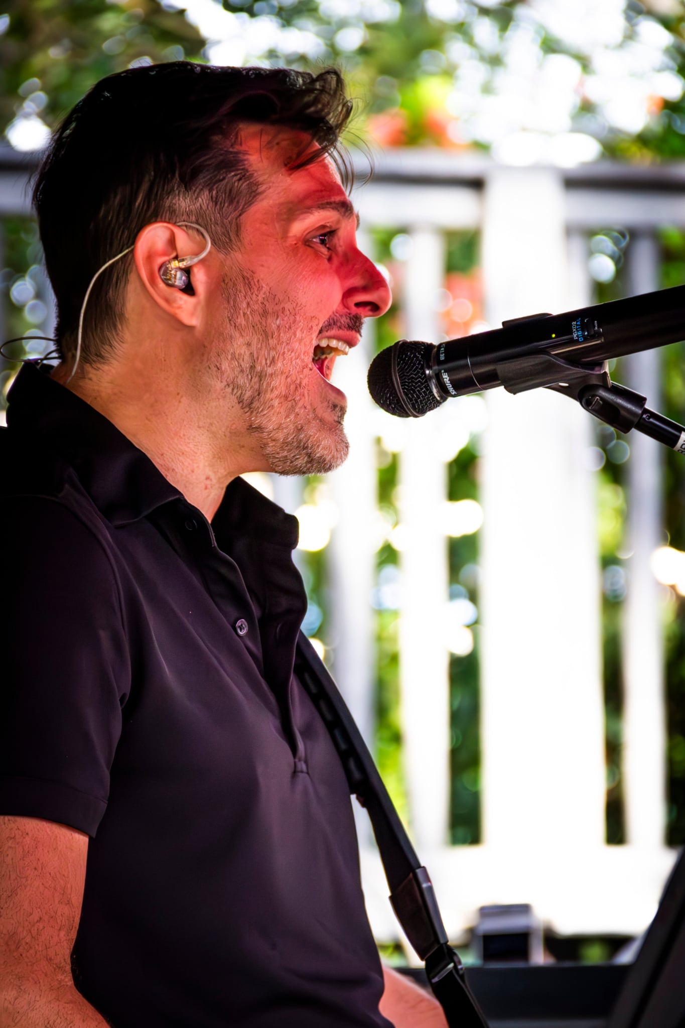 Close-up performance shot of Zombie University