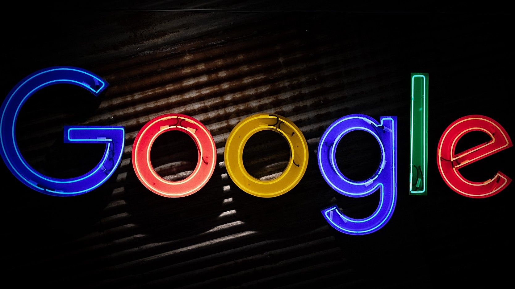 Neon-Schriftzug von Google