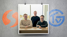 Foto von Jan Koch (LocalUp), Michael Spatz (TVG) und Andreas Kraus (Sunlab)