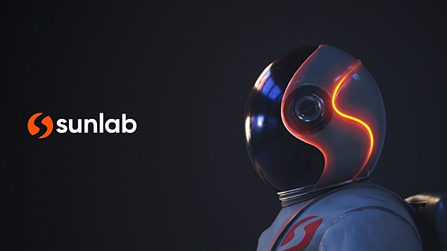 Portrait eines 3D-animierten Astronauten