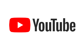 Logo von YouTube mit Schriftzug