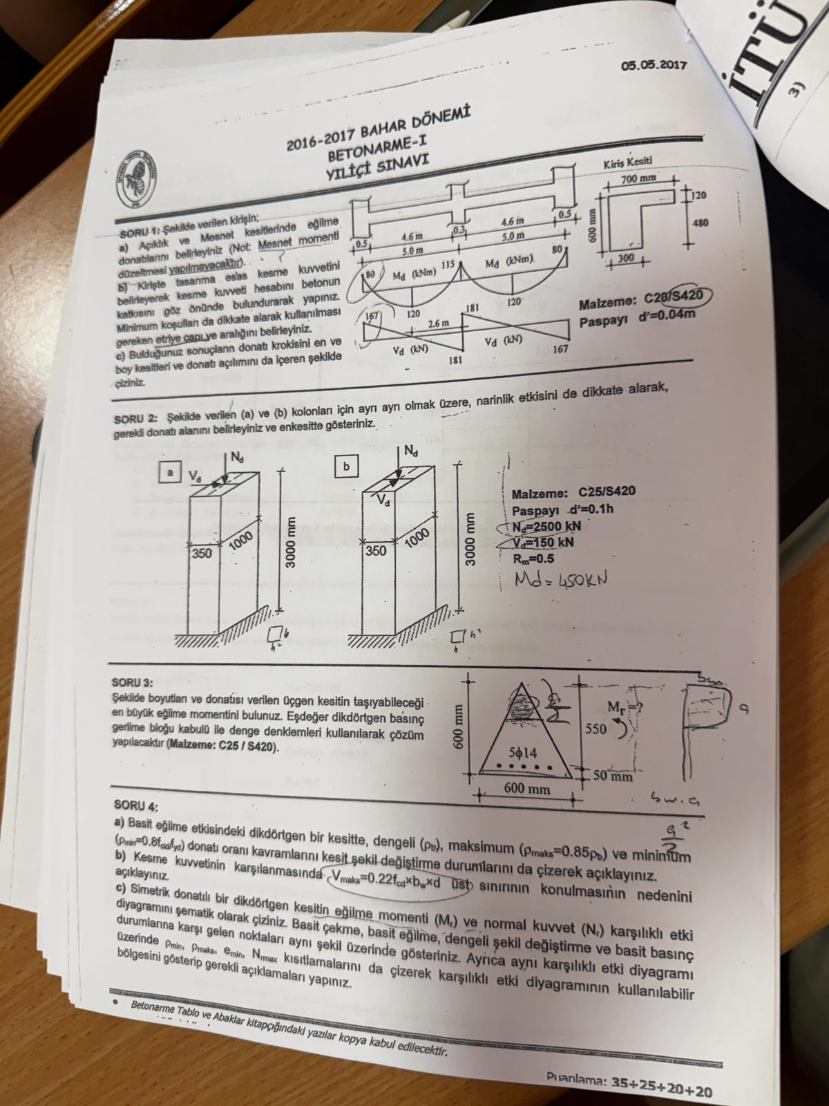 Betonarme 1 Çıkmışlar