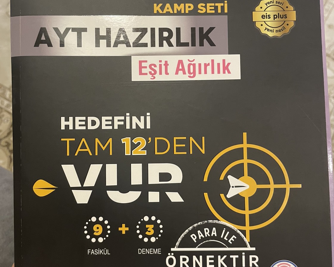 EİS Yayınları AYT Hazırlık Eşit Ağırlık Kamp Seti