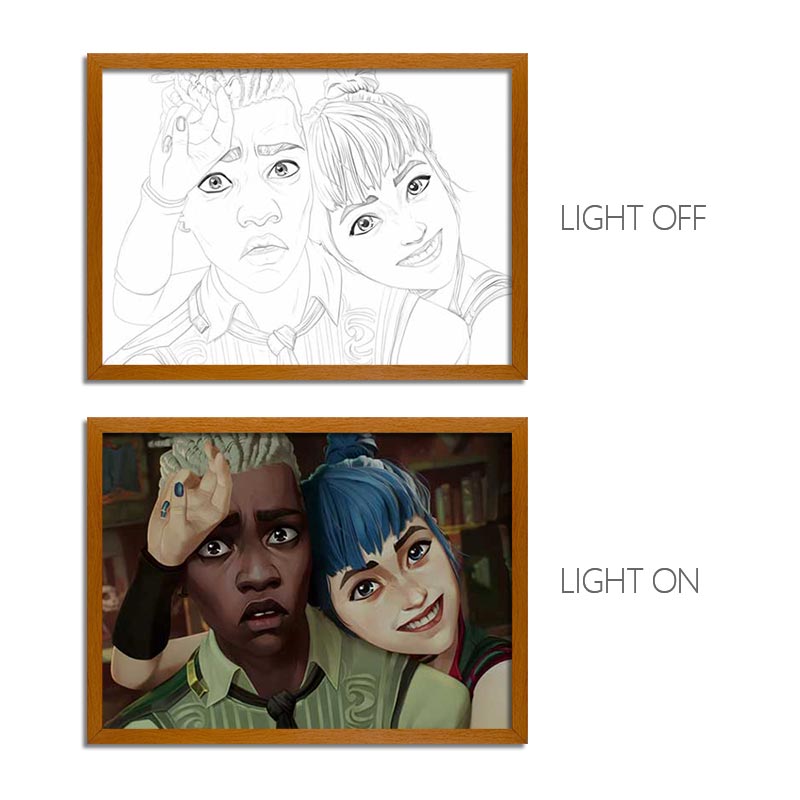 Anime Custom LED Light Painting