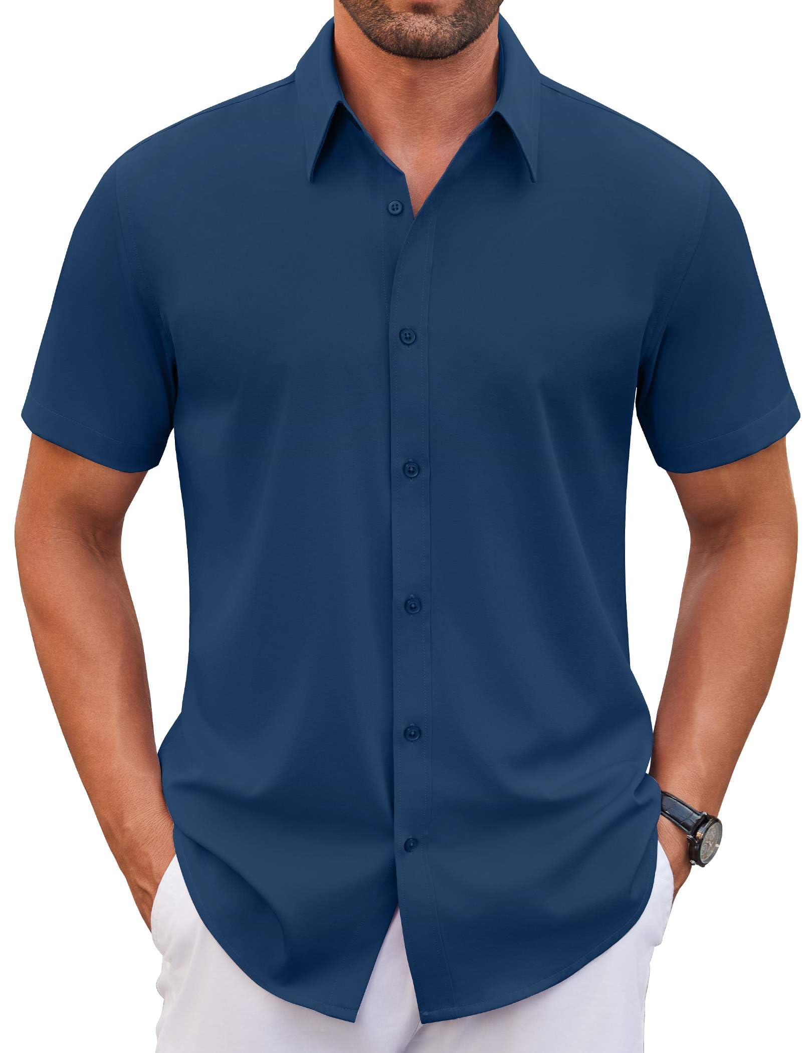 Wrinkle-Free Stretch Dress Shirt