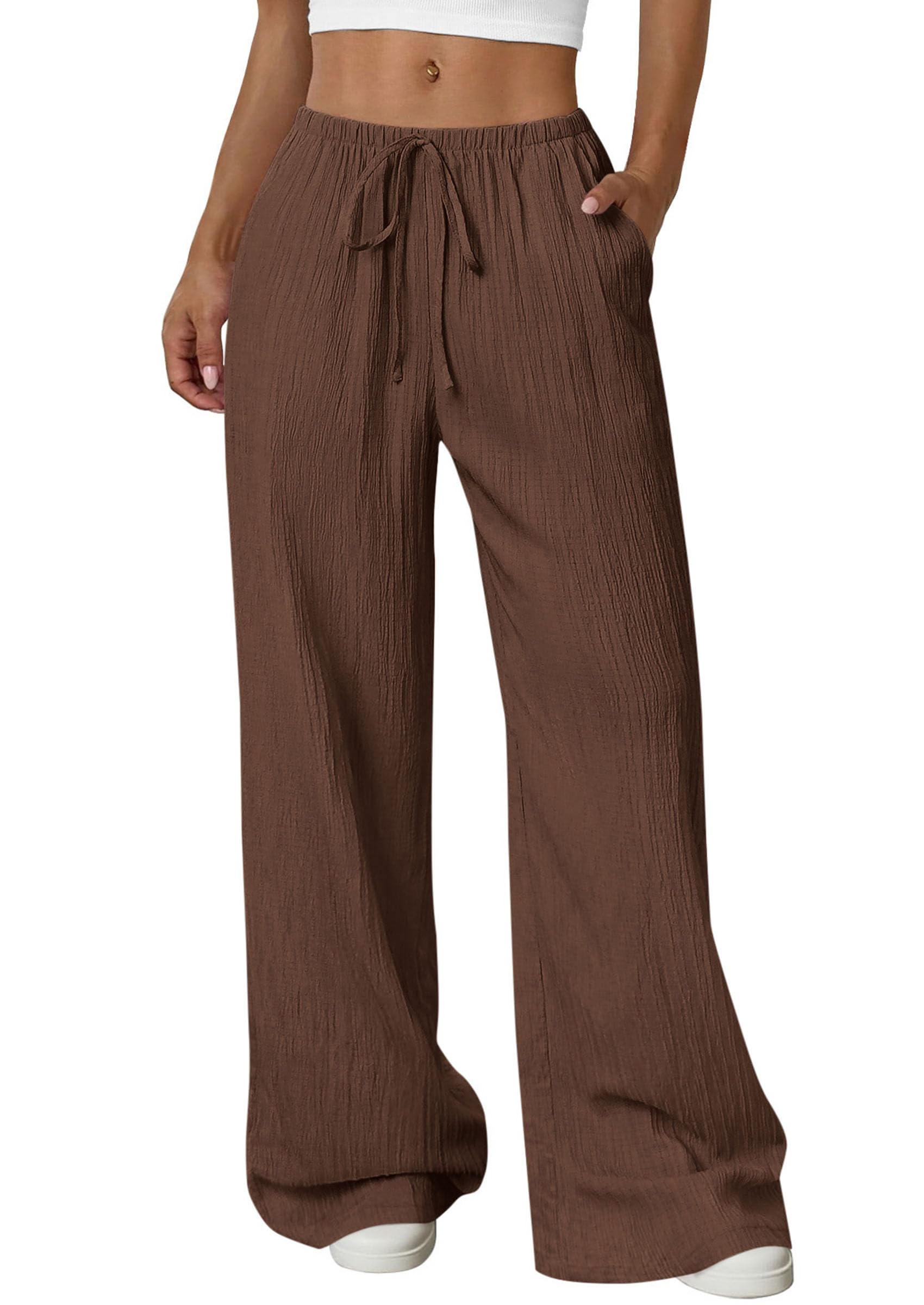 High-Waisted Palazzo Pants