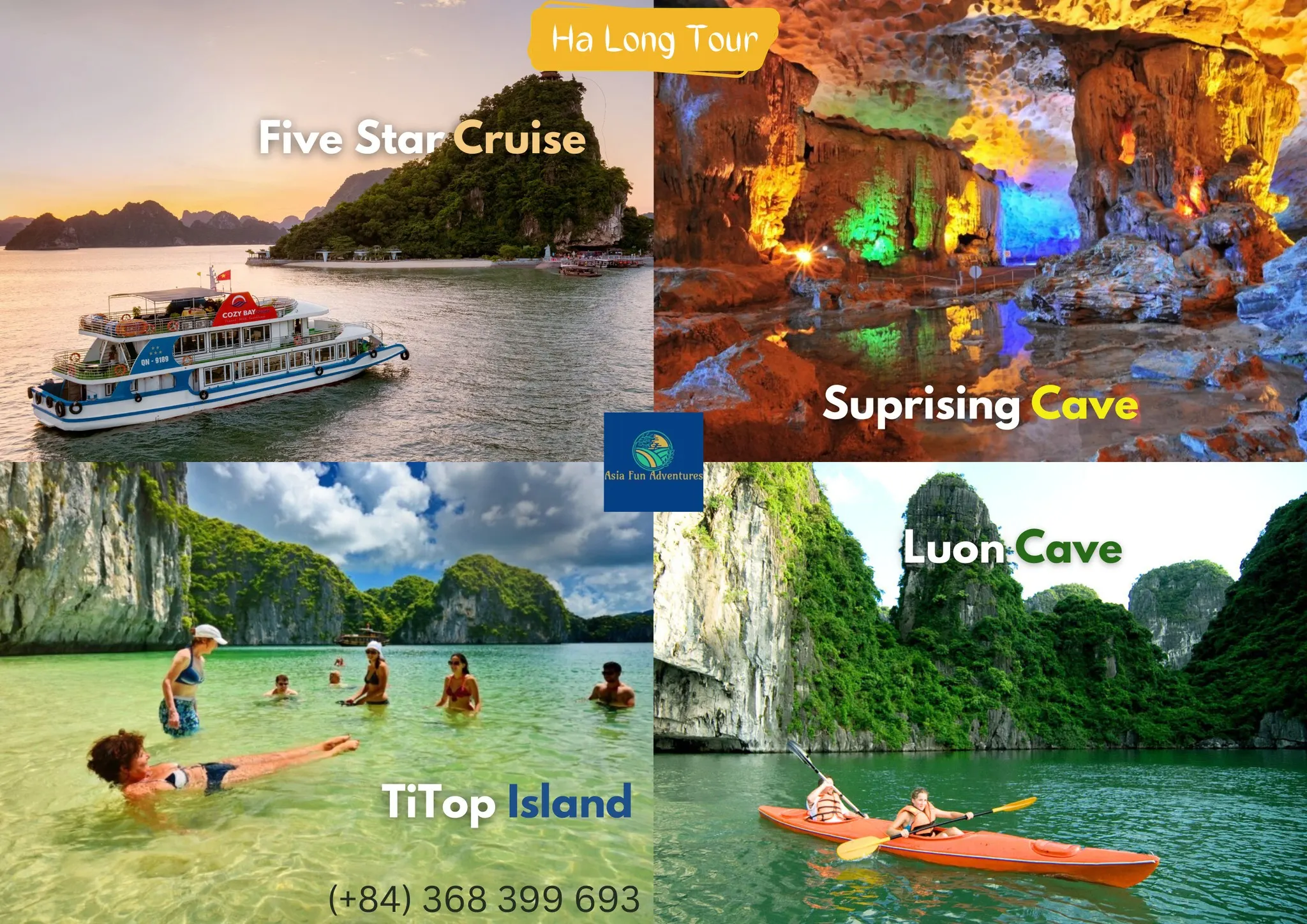 1-Day Ha Long Bay Cruise w/ Titop Island & Luon Cave image