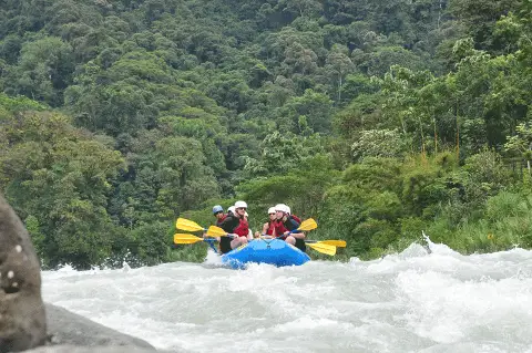Savegre River White Water Rafting Class III Rapids from Manuel Antonio image