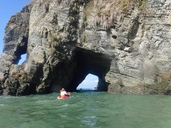 Ocean Kayaking Tour at Playa Ventanas Cave 2
