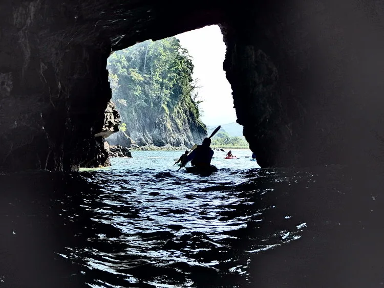 Ocean Kayaking Tour at Playa Ventanas Cave 3