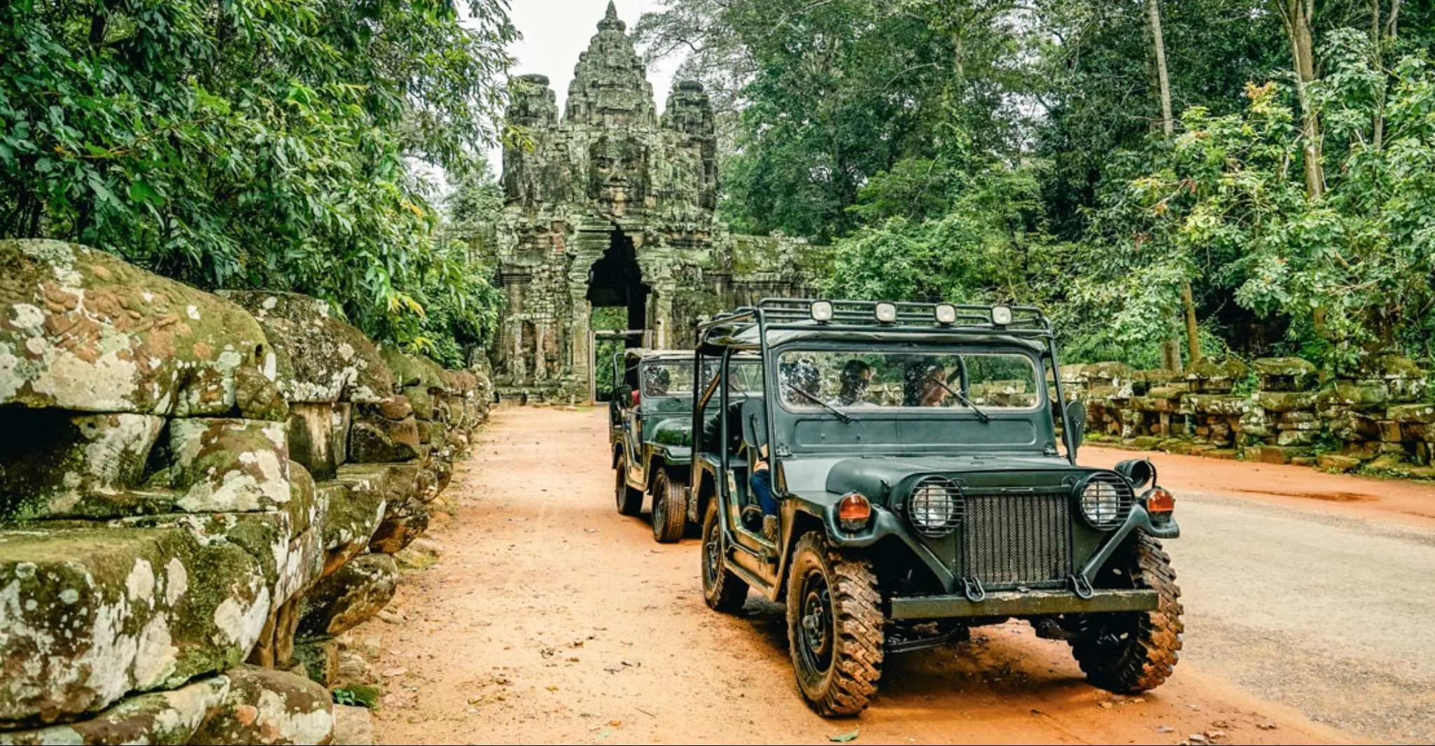 Vintage Jeep Rental with Driver in Siem Reap image