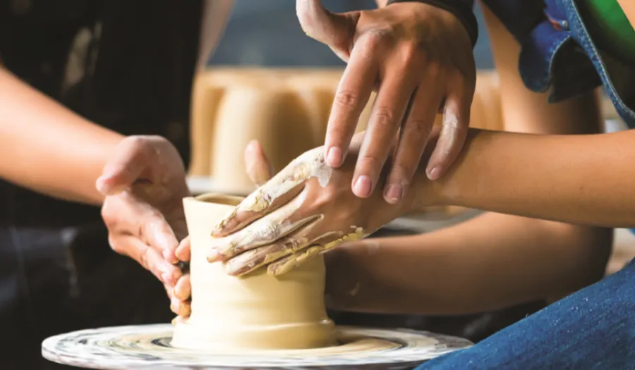 Pottery Wheel Class in Siem Reap image