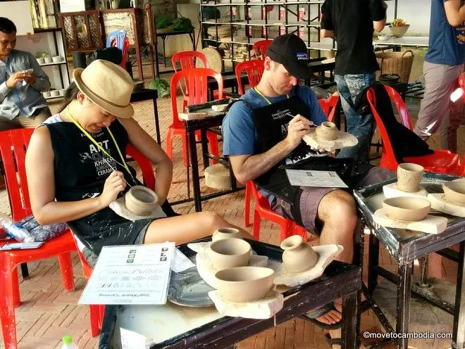 Pottery Wheel Class in Siem Reap 3