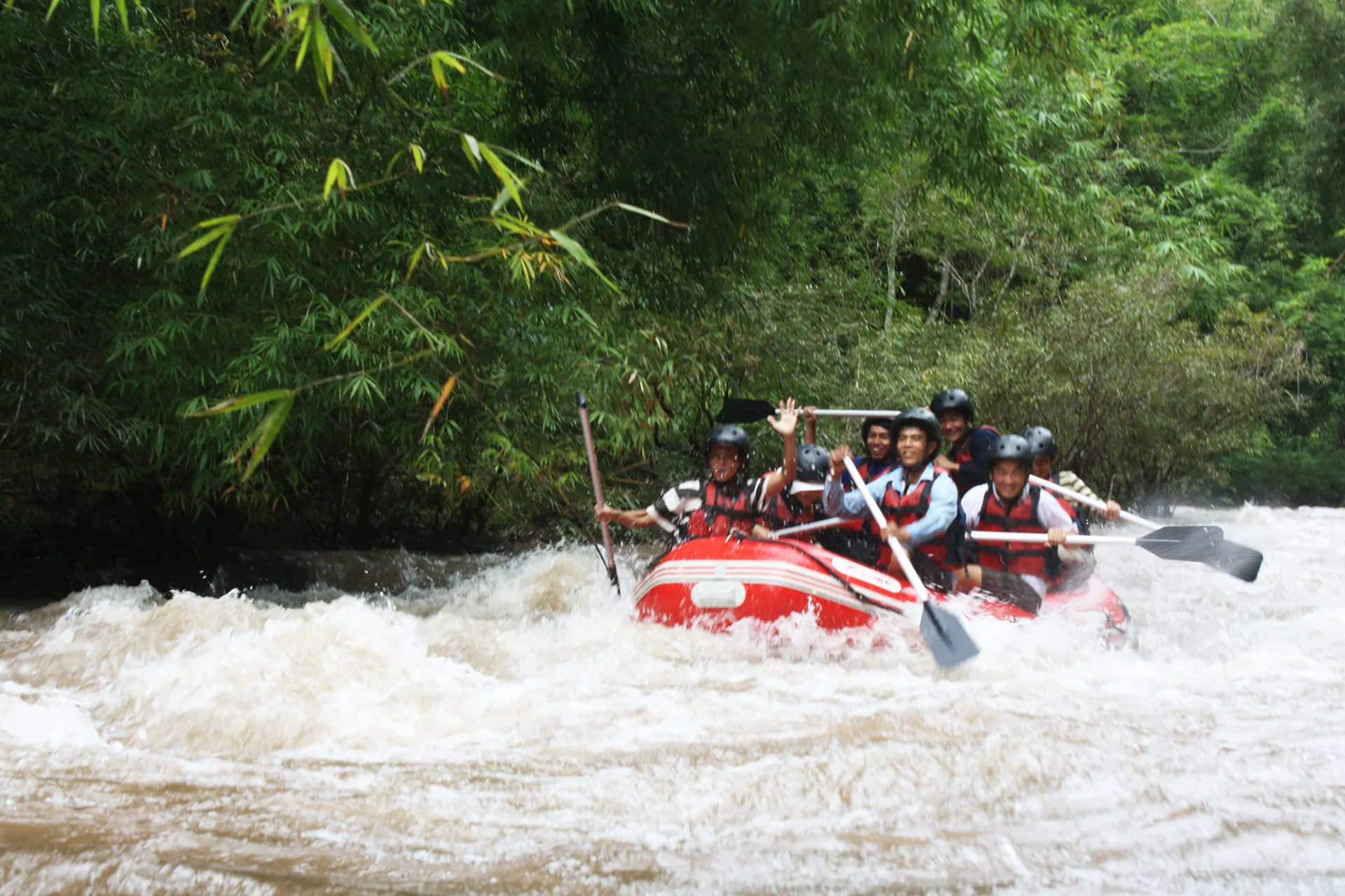 Kayaking on the Namtha River in Luang Namtha 2