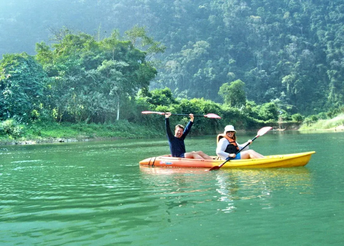 Kayaking and Caving in Vang Vieng  image