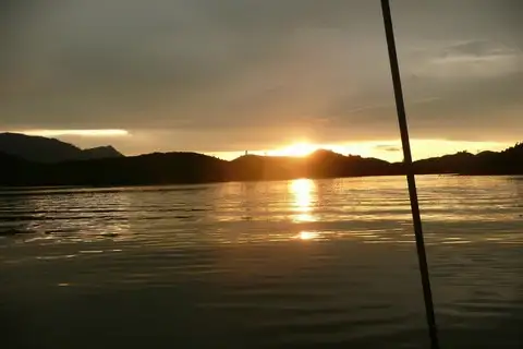 Nam Song River Romantic Sunset with Riverside BBQ & Bonfire image