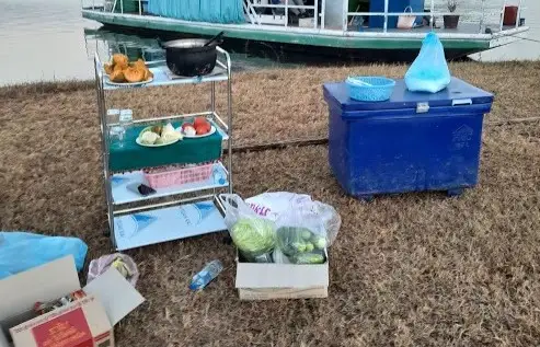 Nam Song River Romantic Sunset with Riverside BBQ & Bonfire 4