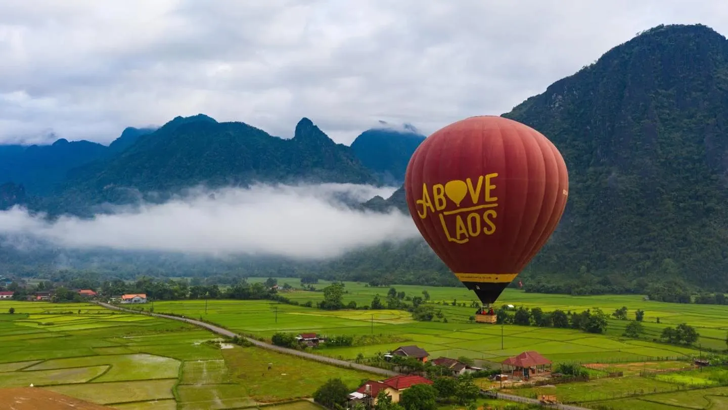 Hot Air Balloon in Vang Vieng image