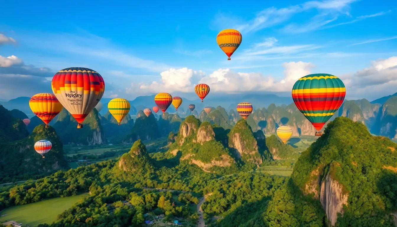 Hot Air Balloon in Vang Vieng 2