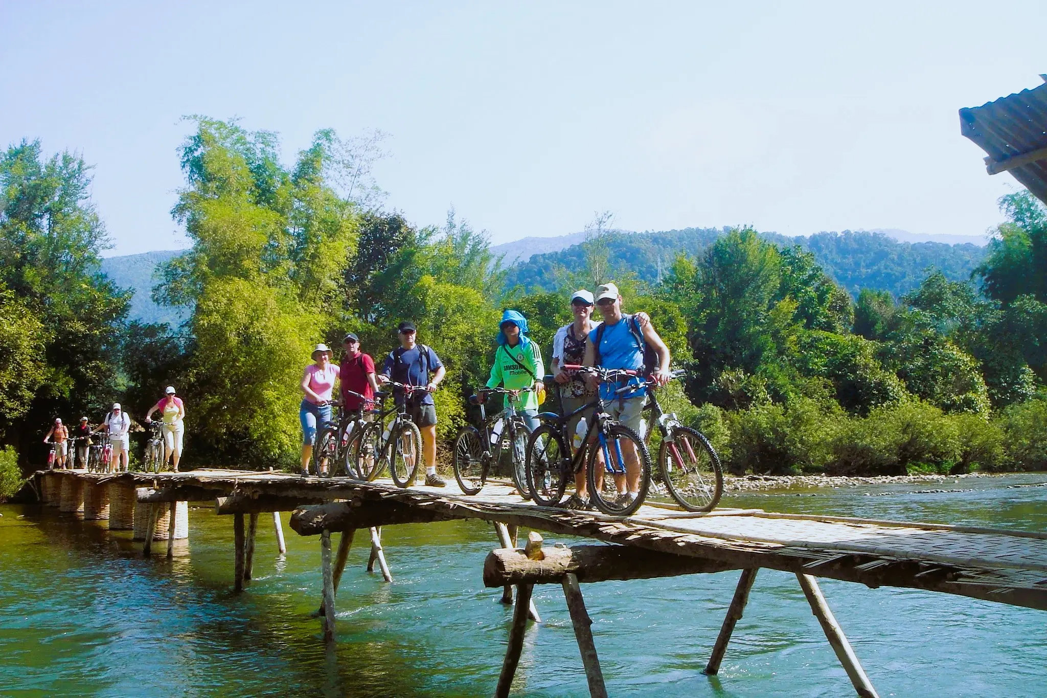 Vang Vieng Bicycle Tour Visiting the Local Villages, Cave, and Blue lagoon 2