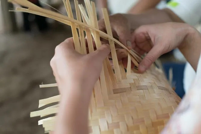 Bamboo Weaving and Cooking Class in Luang Prabang image