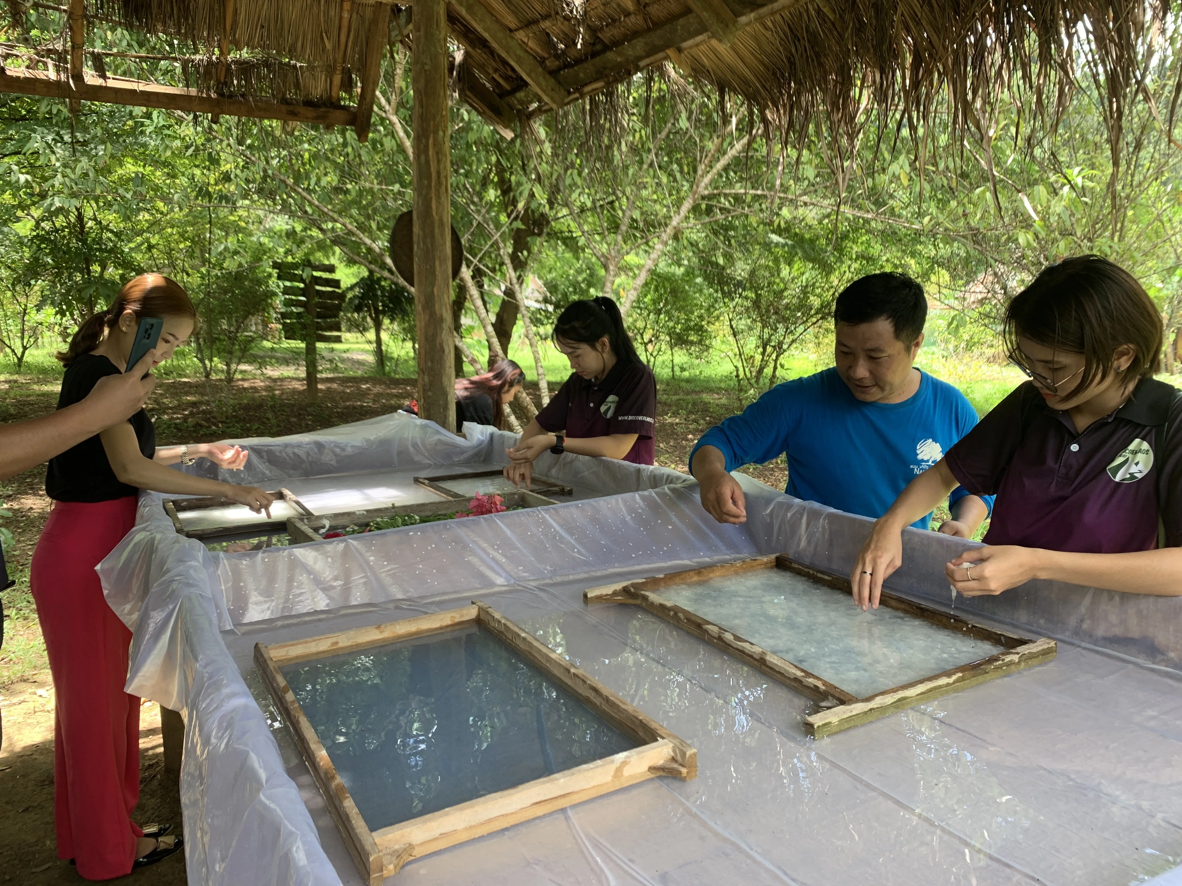Mulberry Paper Workshop in Luang Prabang 2