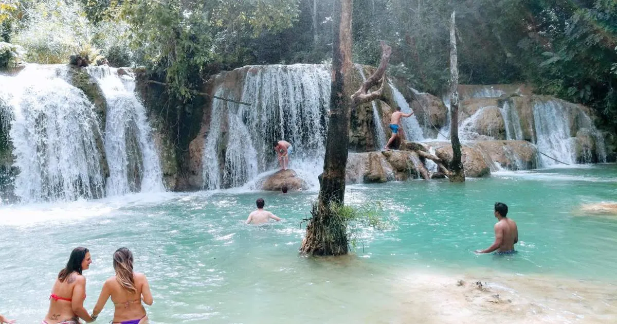 Biking and Kayaking to Tad Sae Waterfall in Luang Prabang 4