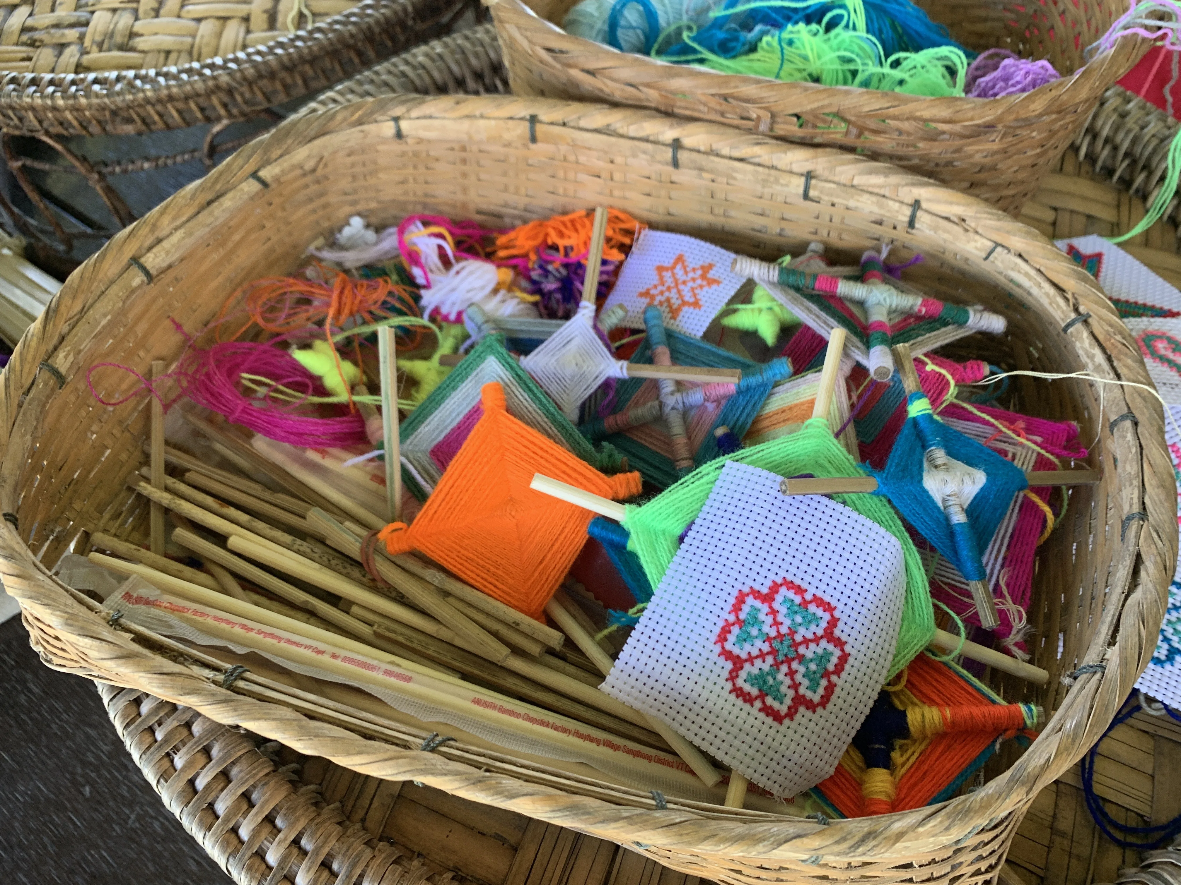 Tai-Leu Dream Catcher Workshop in Luang Prabang 2