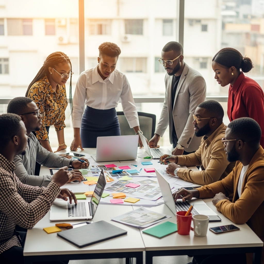 Creative C team collaborating