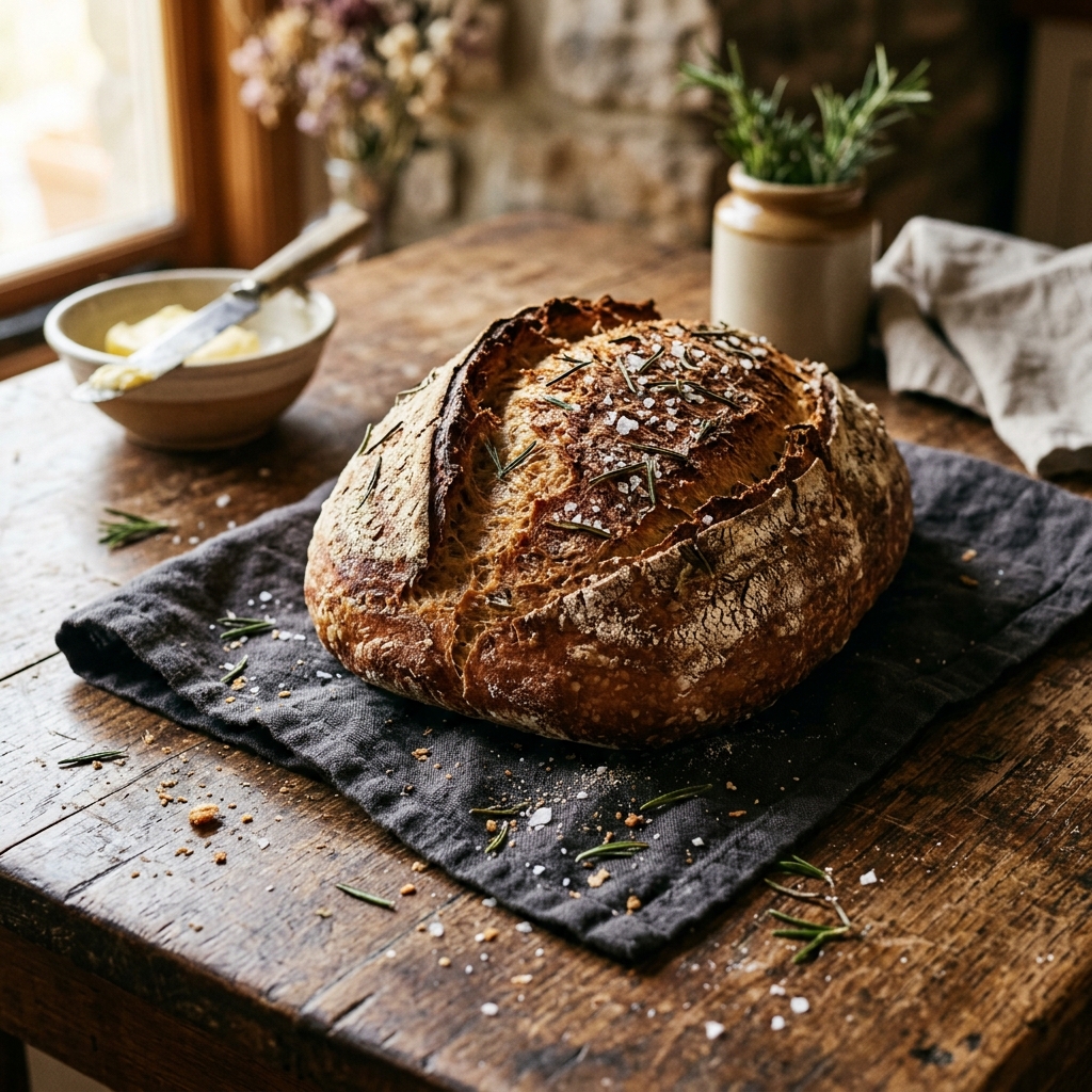 Rustic Herb Bread - Fable Feast