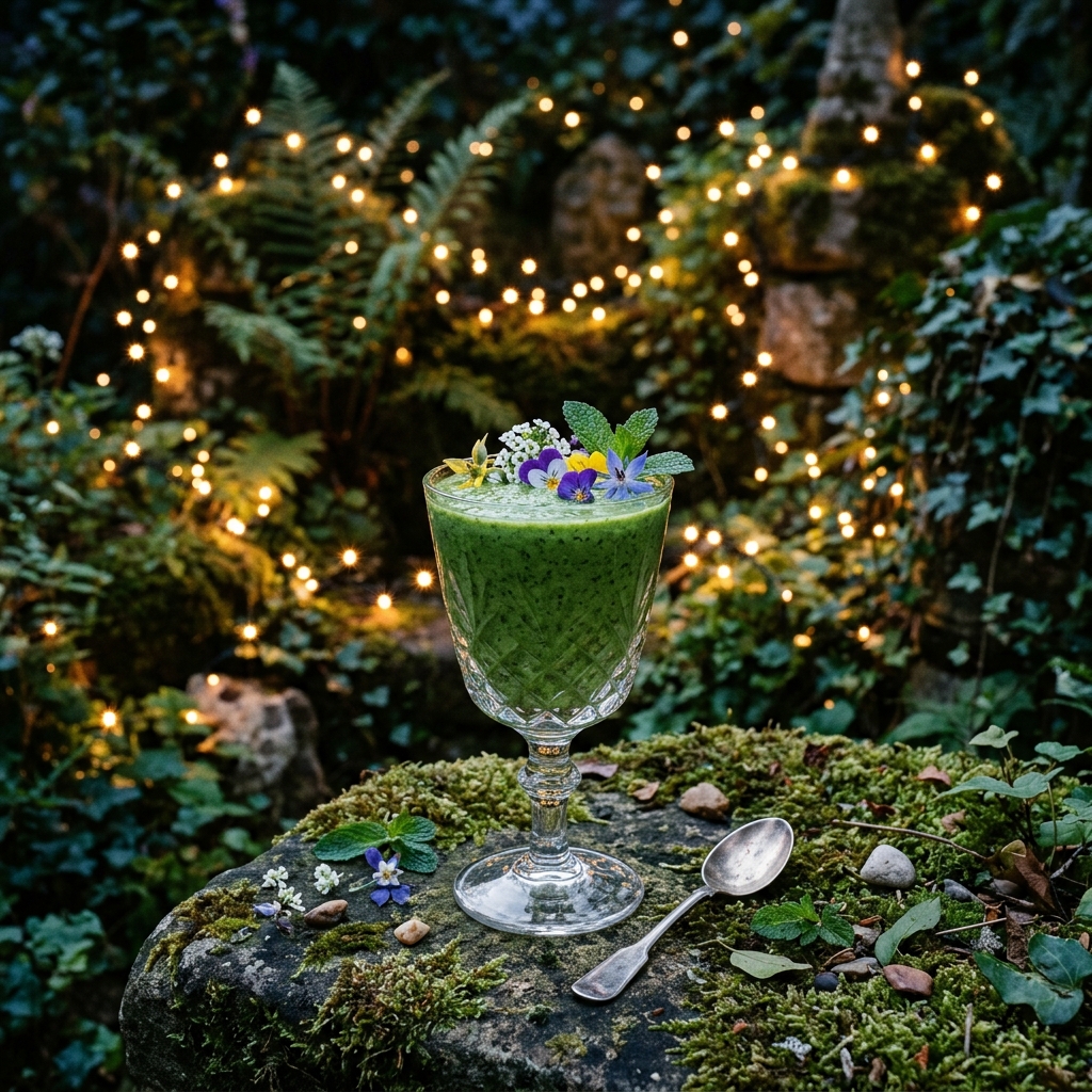 Fairy Garden Green Smoothie - Fable Feast