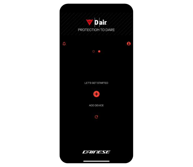 D-air App デバイス追加画面