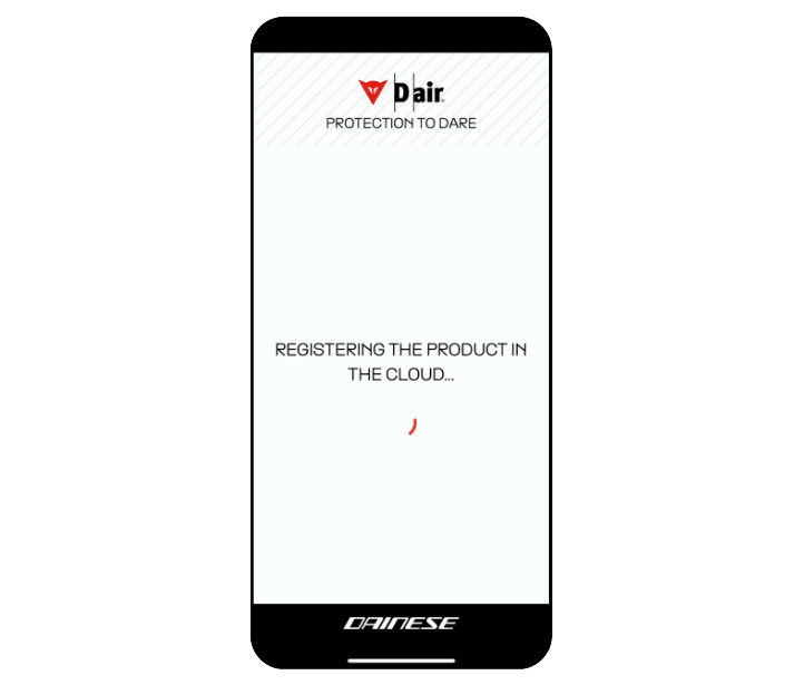 D-air App クラウド登録画面